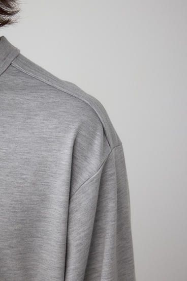 タックデザインロングスリーブTシャツ 詳細画像