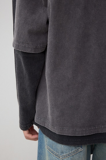 イリュージョンレイヤードTシャツ 詳細画像