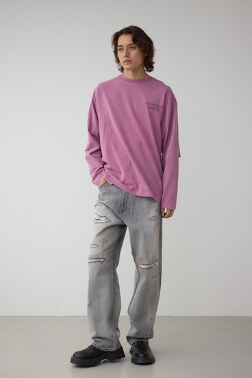 イリュージョンレイヤードTシャツ 詳細画像