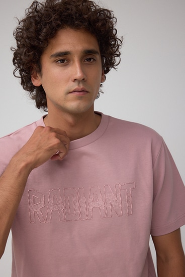 3D刺繍半袖トップス