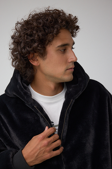 フェイクファーブルゾン