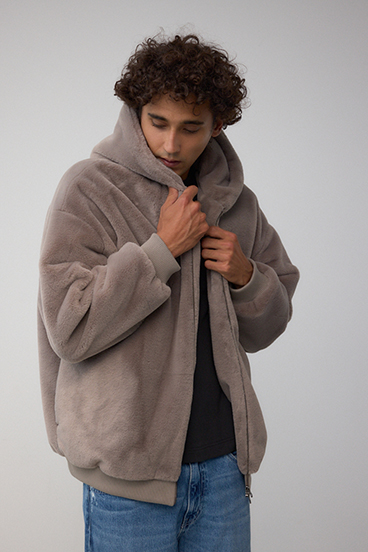 フェイクファーブルゾン 詳細画像