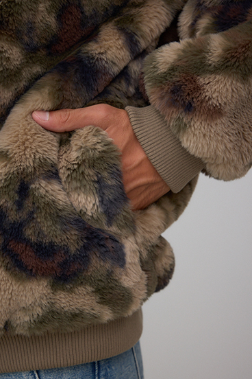 フェイクファーブルゾン 詳細画像