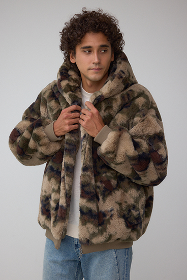 フェイクファーブルゾン 詳細画像