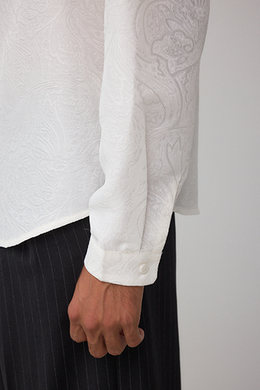 ジャガード総柄シャツ 詳細画像