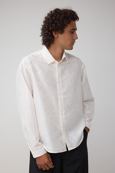 ジャガード総柄シャツ 詳細画像