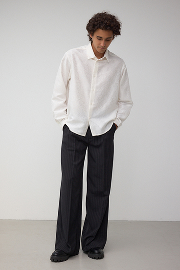 ジャガード総柄シャツ 詳細画像