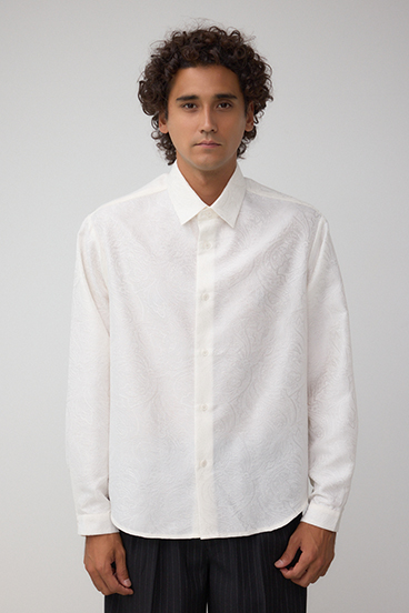 ジャガード総柄シャツ 詳細画像