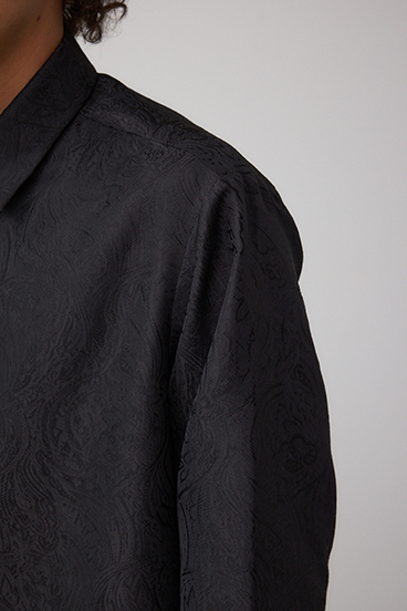ジャガード総柄シャツ 詳細画像