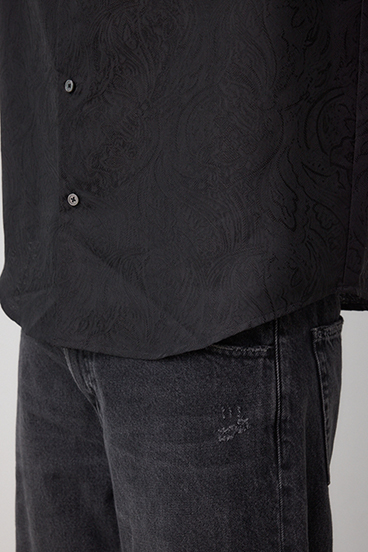 ジャガード総柄シャツ 詳細画像