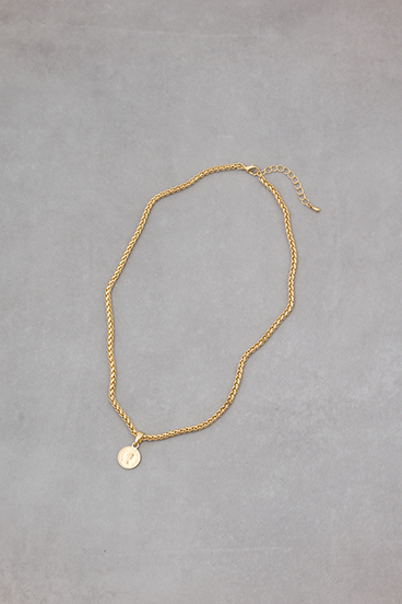 ツイストチェーンコインネックレス 詳細画像