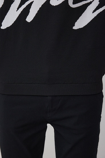 リバーシブル総柄グラフィックニット 詳細画像