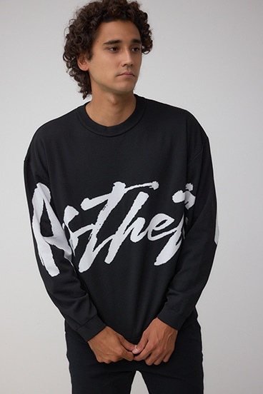 リバーシブル総柄グラフィックニット 詳細画像