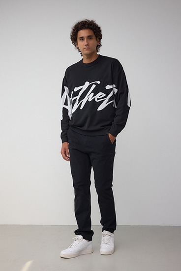 リバーシブル総柄グラフィックニット 詳細画像