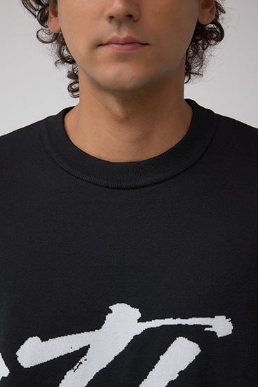 リバーシブル総柄グラフィックニット 詳細画像