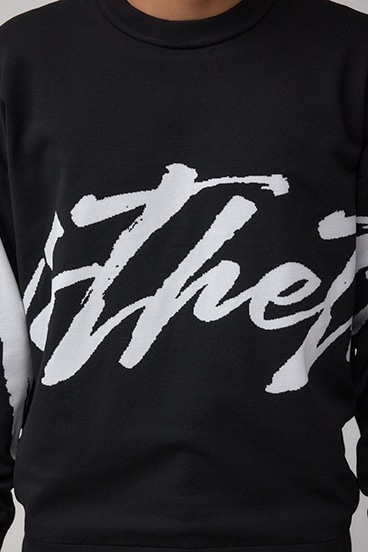 リバーシブル総柄グラフィックニット 詳細画像