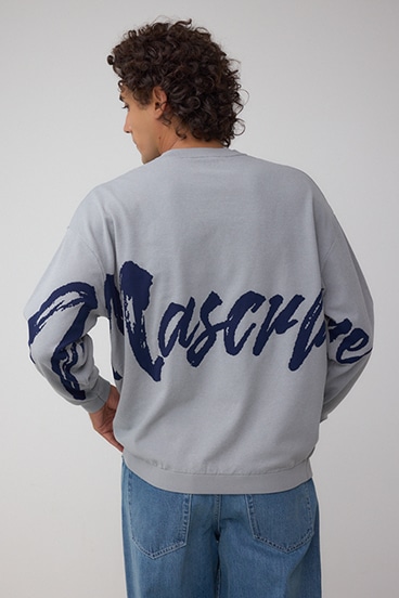 リバーシブル総柄グラフィックニット 詳細画像