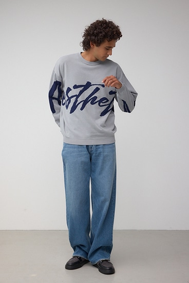 リバーシブル総柄グラフィックニット 詳細画像