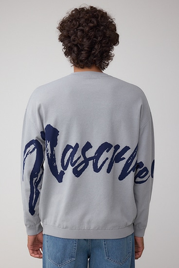 リバーシブル総柄グラフィックニット 詳細画像