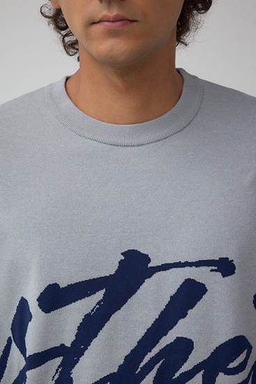 リバーシブル総柄グラフィックニット 詳細画像