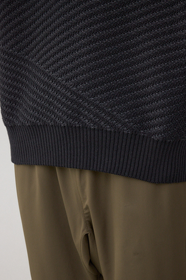 ジグトーンジャガードニット 詳細画像