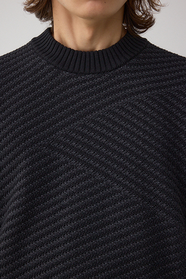 ジグトーンジャガードニット 詳細画像