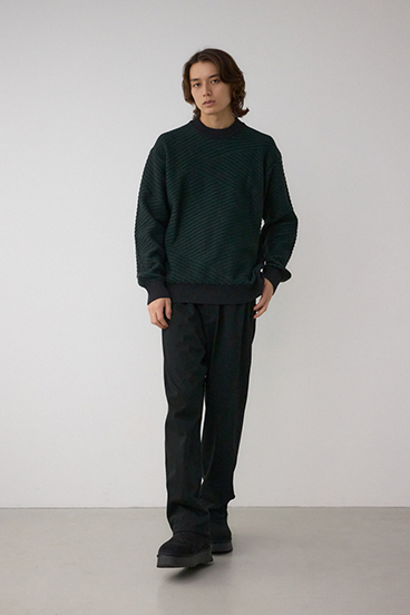 ジグトーンジャガードニット 詳細画像