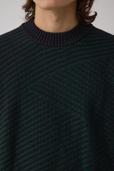 ジグトーンジャガードニット 詳細画像