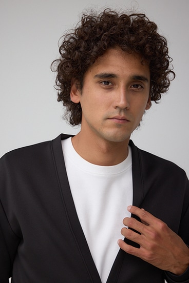 ダブルニットカーディガン