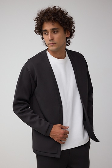 ダブルニットカーディガン 詳細画像