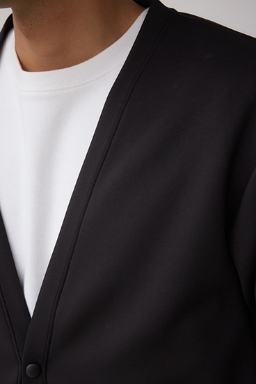 ダブルニットカーディガン 詳細画像