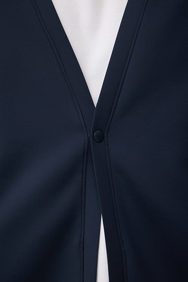 ダブルニットカーディガン 詳細画像