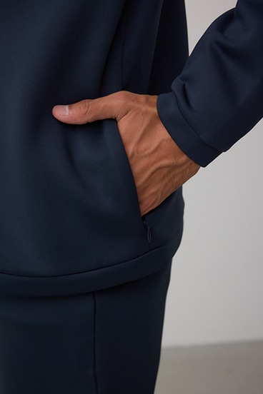 ダブルニットカーディガン 詳細画像