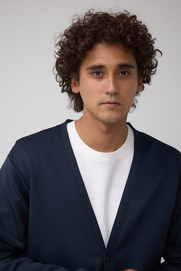 ダブルニットカーディガン