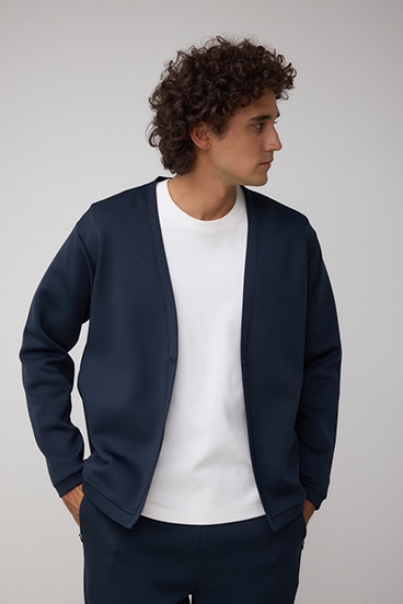 ダブルニットカーディガン 詳細画像