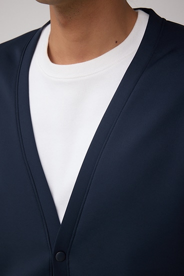 ダブルニットカーディガン 詳細画像