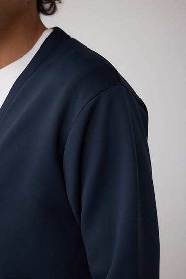 ダブルニットカーディガン 詳細画像