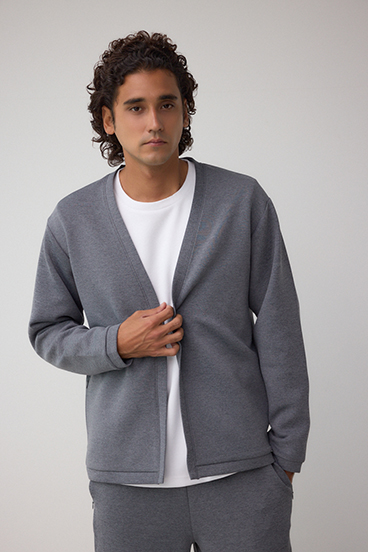 ダブルニットカーディガン 詳細画像