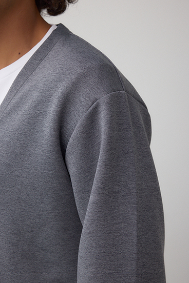 ダブルニットカーディガン 詳細画像