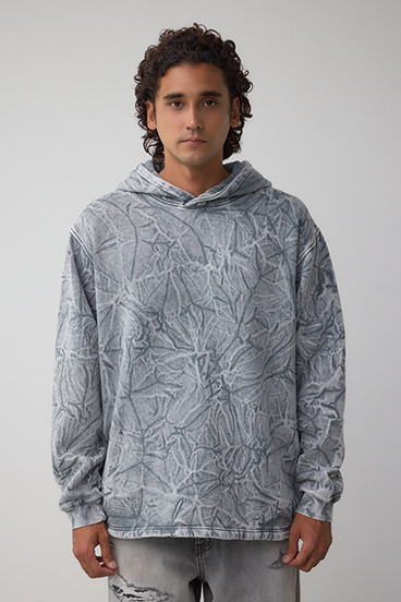 シャドークリンクルフーディートップス 詳細画像