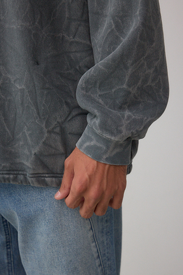 シャドークリンクルフーディートップス 詳細画像