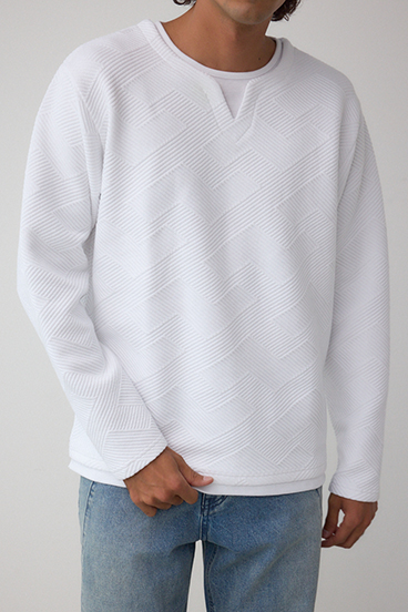 ジオメトリック柄トップス