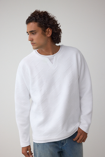 ジオメトリック柄トップス 詳細画像