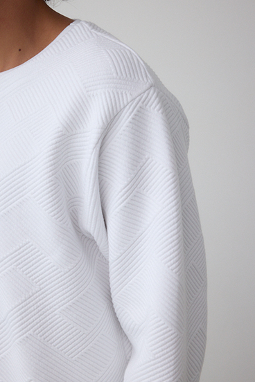 ジオメトリック柄トップス 詳細画像