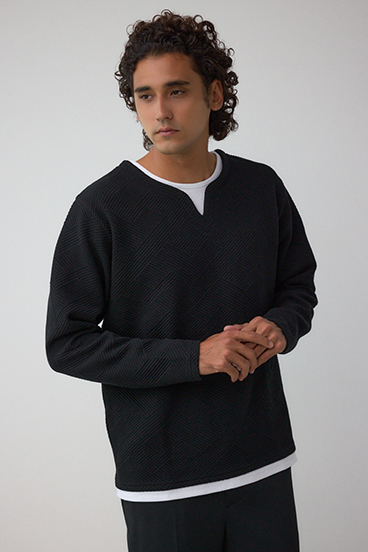 ジオメトリック柄トップス 詳細画像