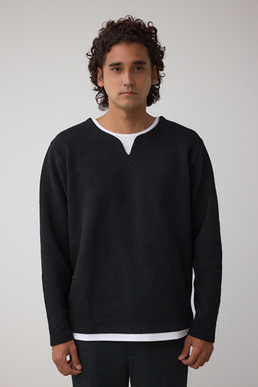 ジオメトリック柄トップス 詳細画像