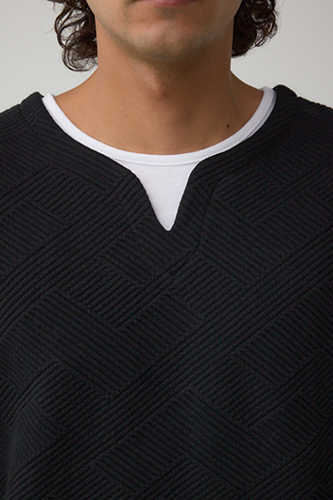 ジオメトリック柄トップス 詳細画像