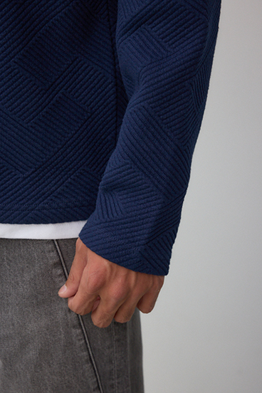 ジオメトリック柄トップス 詳細画像