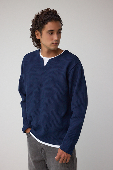 ジオメトリック柄トップス 詳細画像