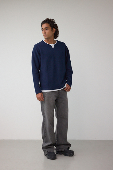 ジオメトリック柄トップス 詳細画像